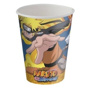 COPO PAPEL 200ML NARUTO 08UNID FESTCOLOR