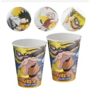 COPO PAPEL 200ML NARUTO 08UNID FESTCOLOR